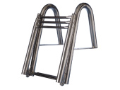 BATSYSTEM BUT45/47/50/60 Folding Telescopic Ladder Deck Mount Stainless Steel