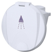 Deck Shower in Round Box with Cover – 3m Hose