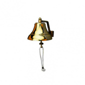 Brass Ship's Bell with Wall Bracket