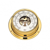 BARIGO 1710MS Brass Ship's Barometer Tempo S ø88 mm