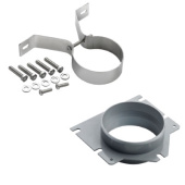 Vetus VENTKITA Spare In-line Hose Connection Flange Ø 76 mm for VENT76A Exhaust Fan