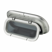 Vetus PZ Rectangular Portlight Сlass AI CE with Mosquito Nets and Smoky Glass